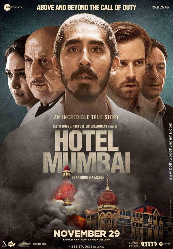 poster of Hotel Mumbai (2019) Hindi Dubbed BluRay