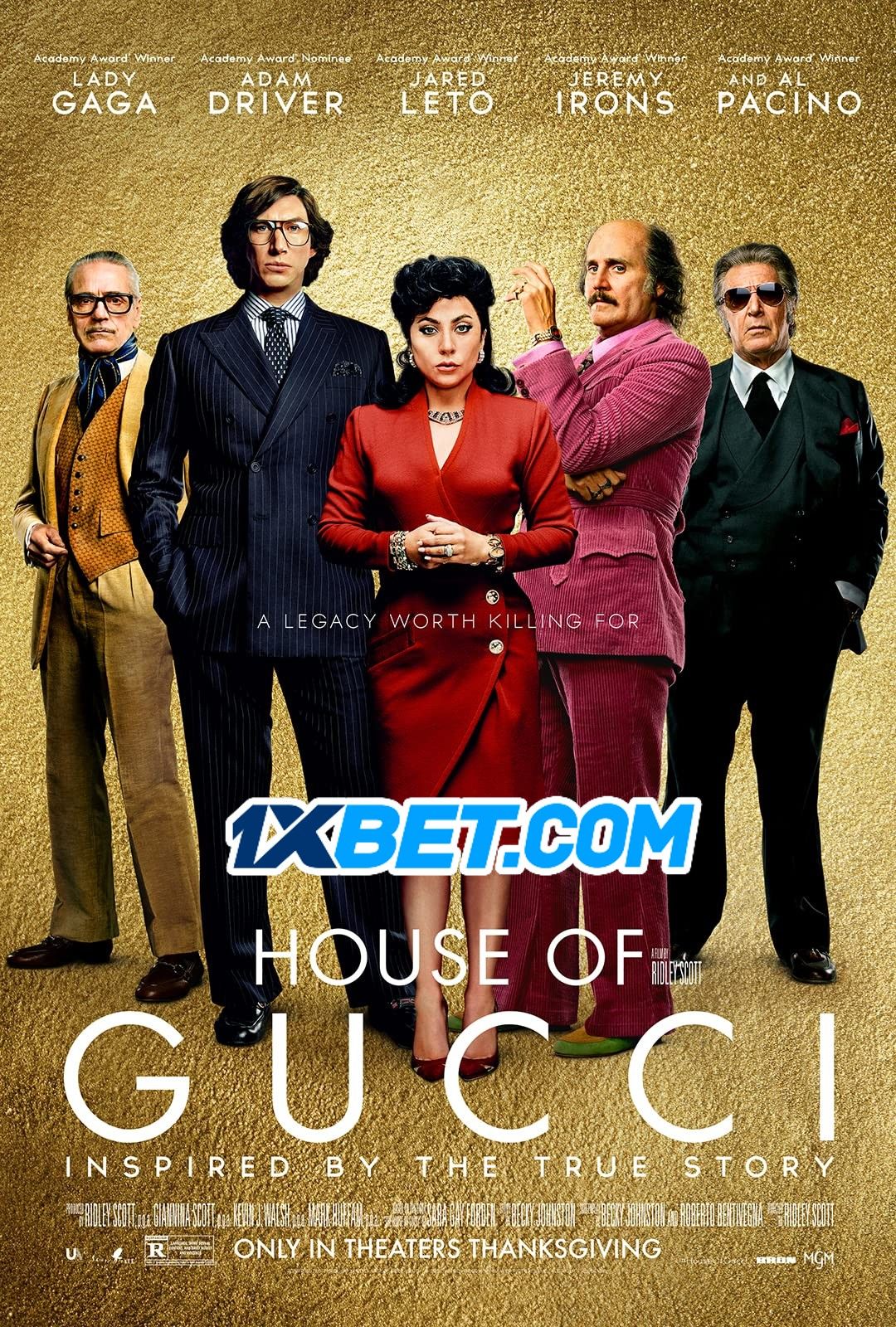 poster of House of Gucci (2021) Bengali (Voice Over) Dubbed WEBRip