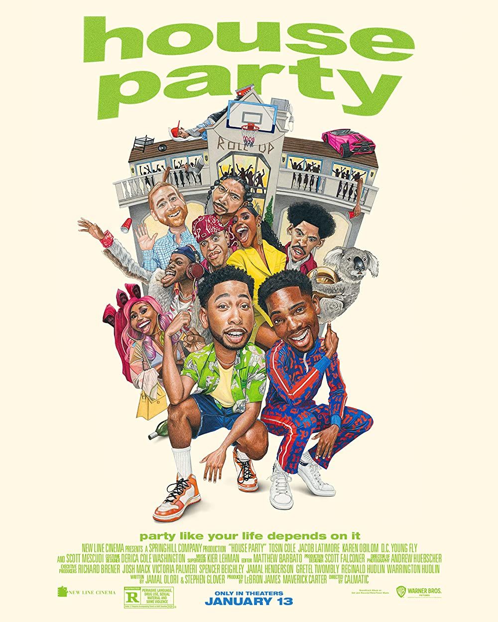 poster of House Party (2023) English HDRip