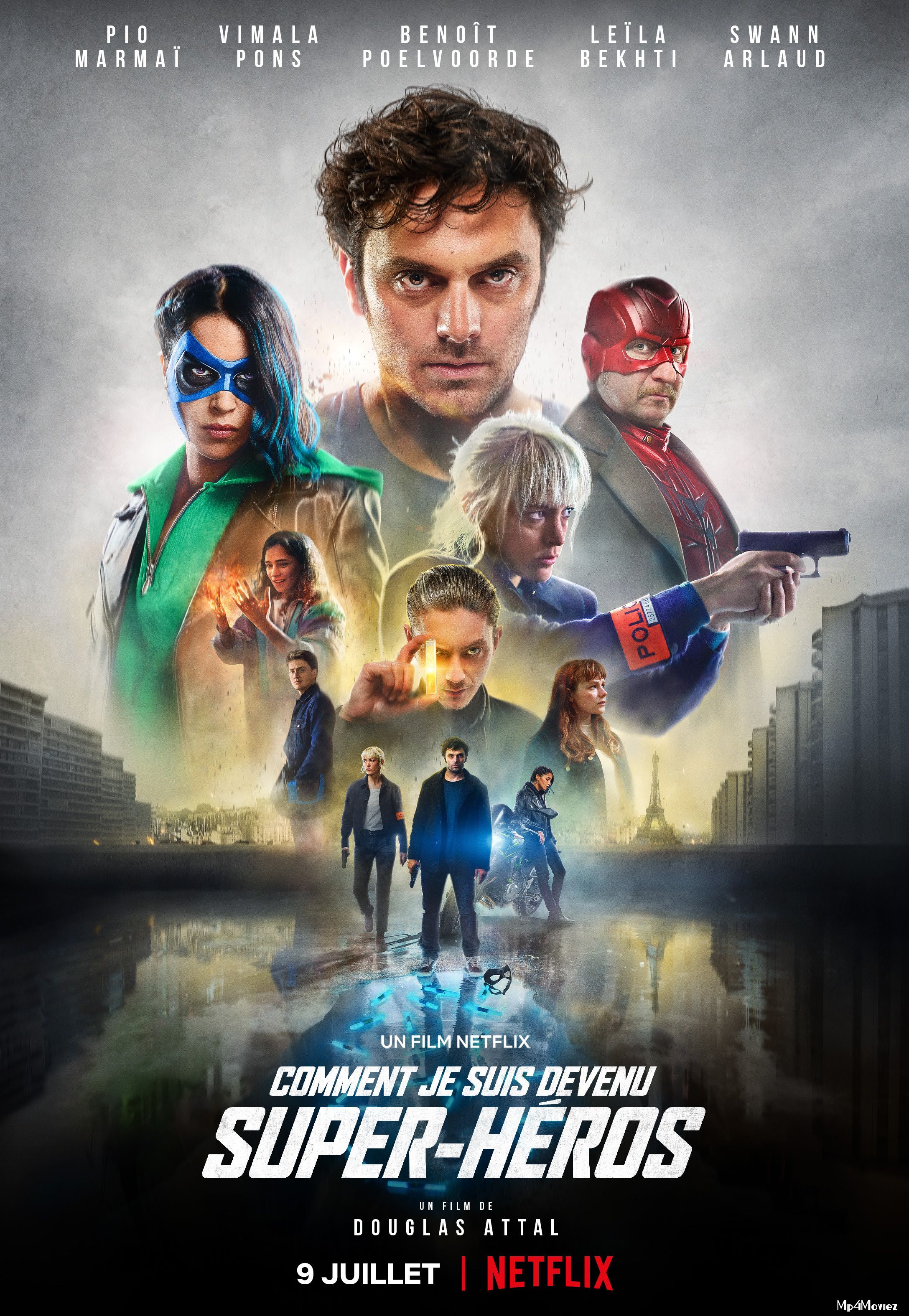 poster of How I Became a Super Hero (2021) Hindi Dubbed WEBRip