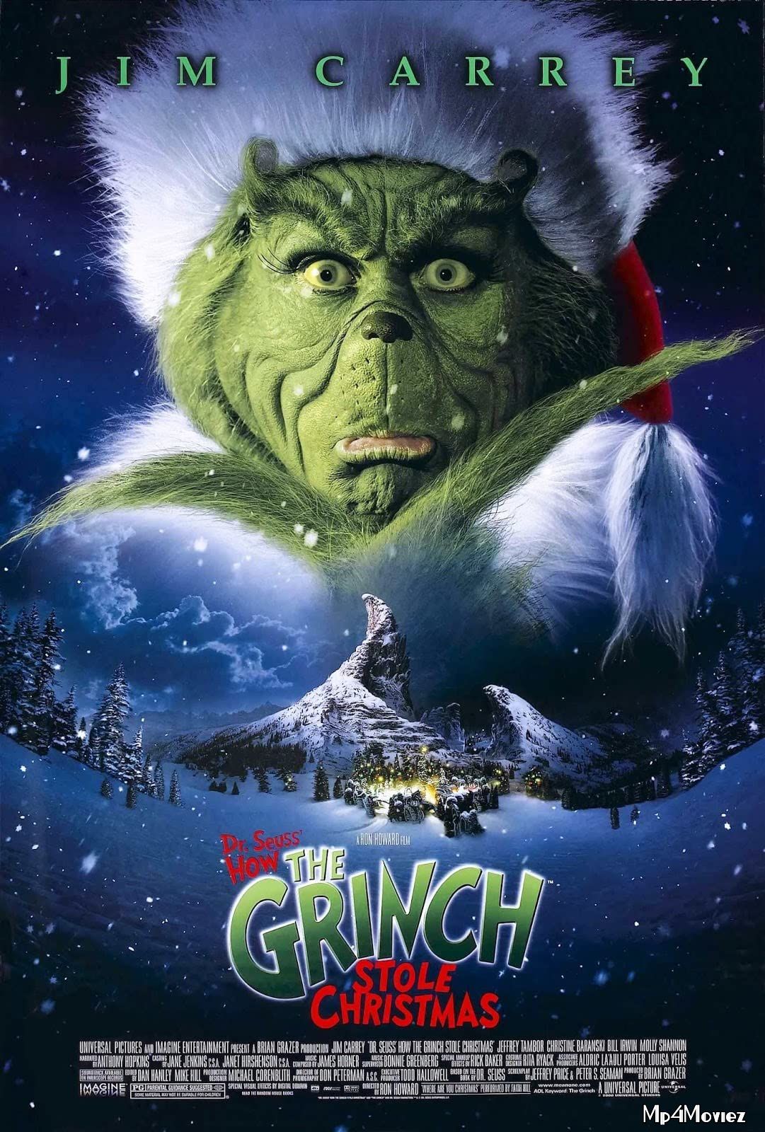 poster of How the Grinch Stole Christmas 2000 Hindi Dubbed Movie