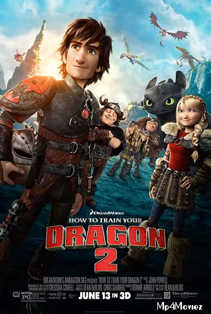 poster of How to Train Your Dragon 2 2014 Hindi Dubbed Full Movie