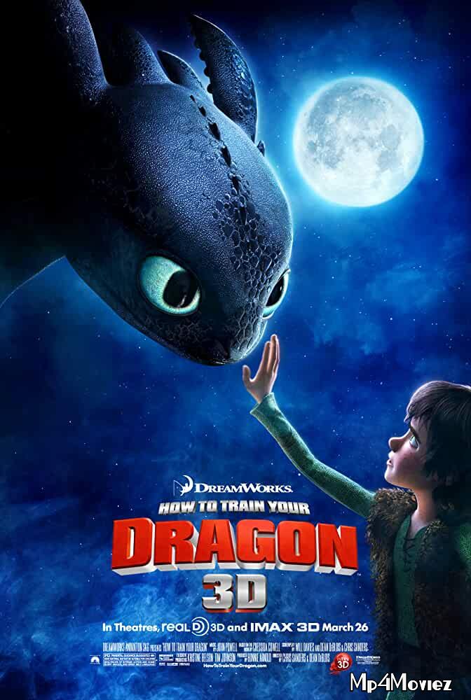 poster of How to Train Your Dragon 2010 Hindi Dubbed Full Movie