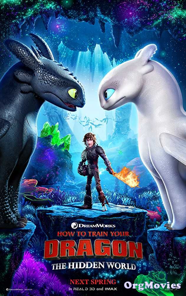 poster of How to Train Your Dragon The Hidden World 2019 Hindi Dubbed Full Movie