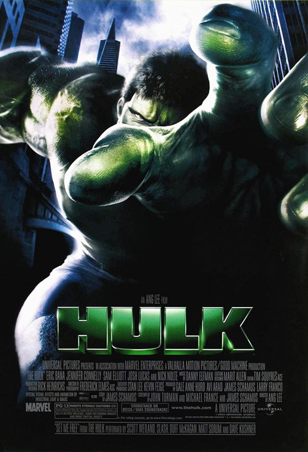 poster of Hulk (2003) Hindi Dubbed BluRay