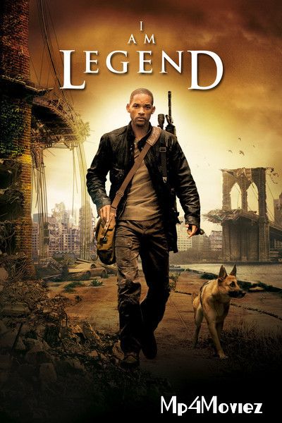 poster of I Am Legend (2007) Hindi Dubbed BRRip