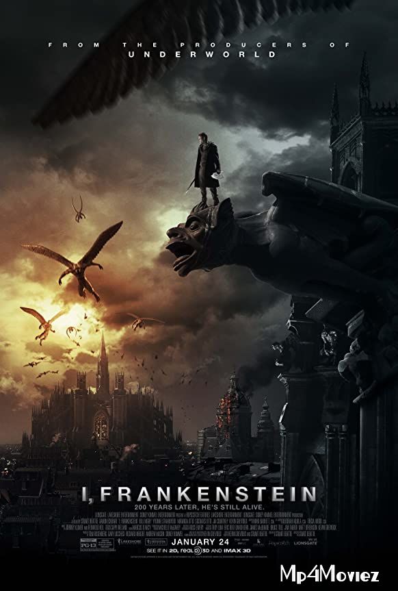 poster of I Frankenstein 2014 Hindi Dubbed Movie