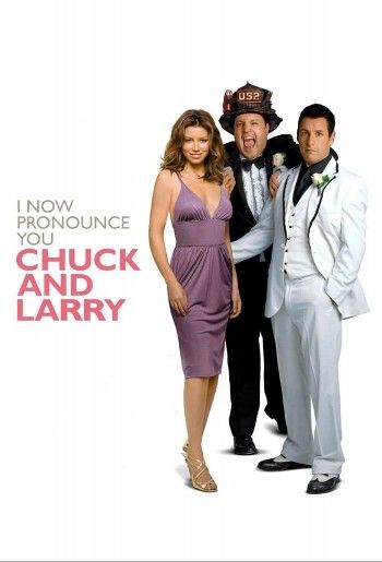 poster of I Now Pronounce You Chuck and Larry (2007) Hindi Dubbed Movie