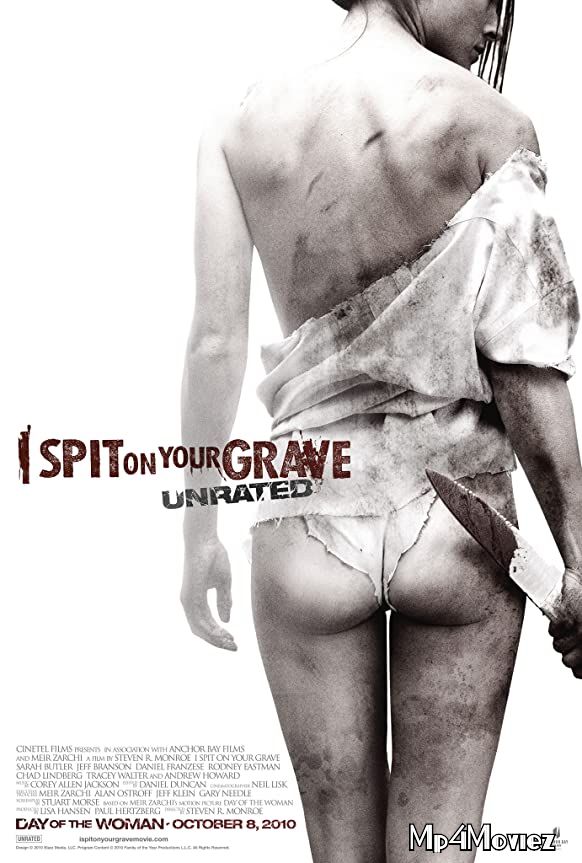 poster of I Spit On Your Grave (2010) Hindi Dubbed UNRATED Open Matte BRRip