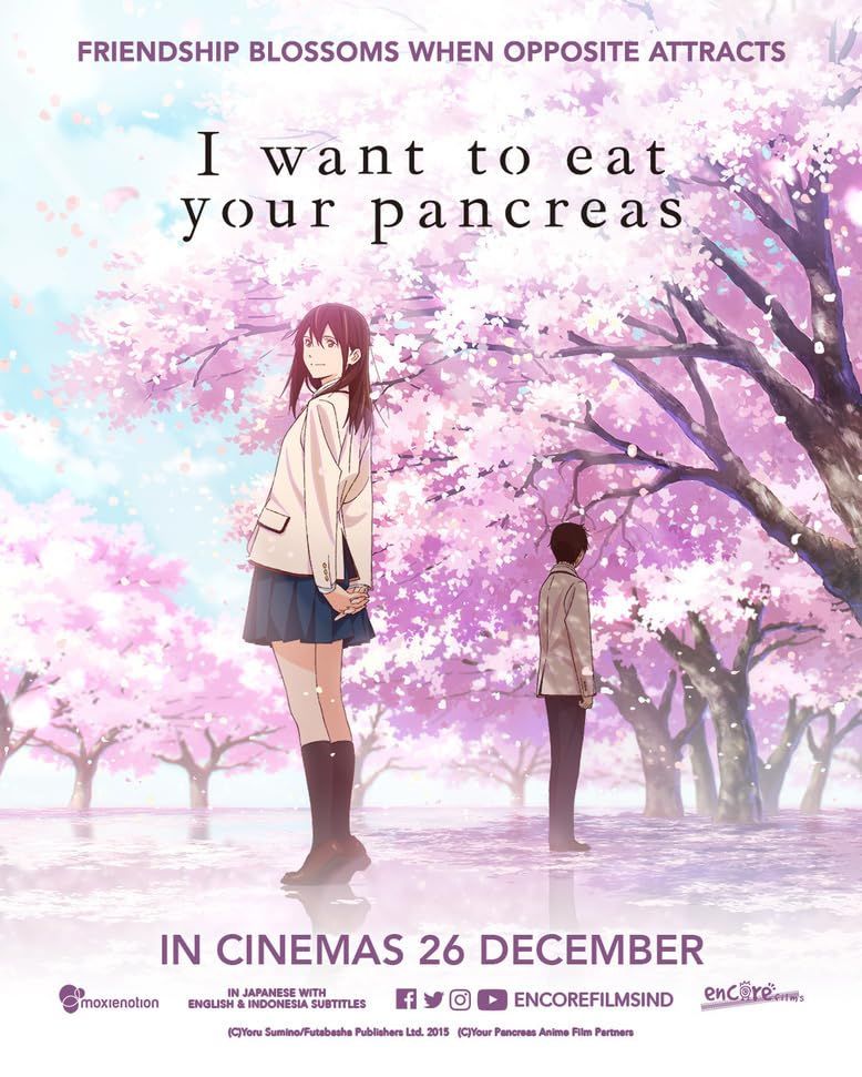 poster of I Want to Eat Your Pancreas (2018) Hindi Dubbed