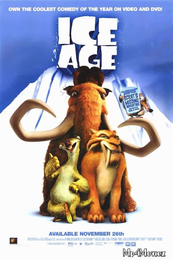 poster of Ice Age 2002 Hindi Dubbed Movie