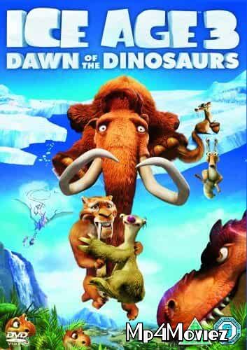 poster of Ice Age Dawn of the Dinosaurs 2009 Hindi Dubbed Full Movie