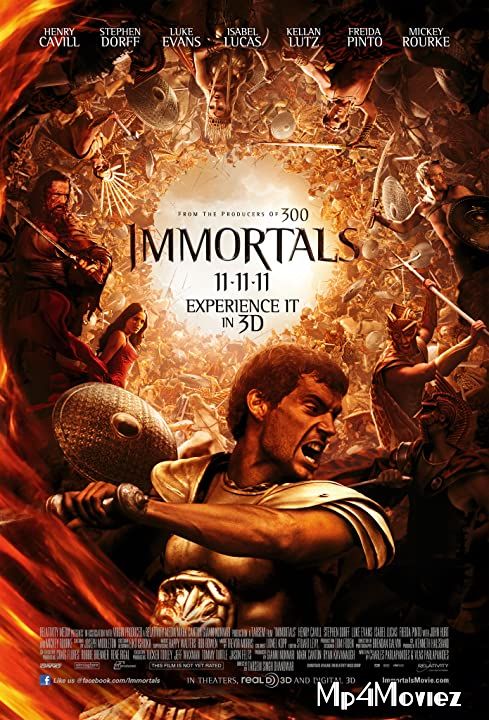 poster of Immortals (2011) Hindi Dubbed BluRay