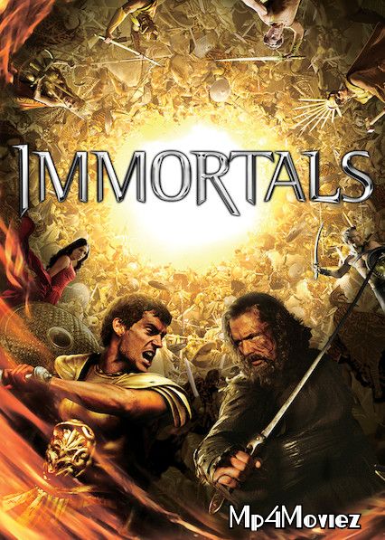 poster of Immortals 2011 ORG Hindi Dubbed Full Movie