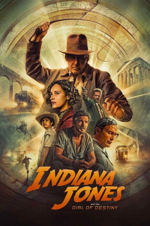 poster of Indiana Jones and the Dial of Destiny (2023) Hindi Dubbed Movie