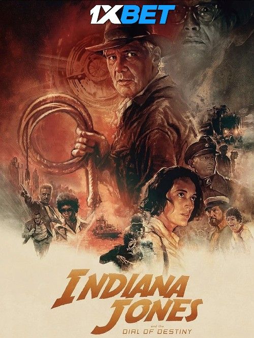 poster of Indiana Jones and the Dial of Destiny (2023) Hollywood Movie V2 HDCAM