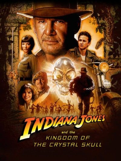 poster of Indiana Jones and the Kingdom of the Crystal Skull (2008) Hindi Dubbed BluRay