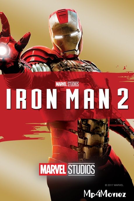 poster of Iron Man 2 (2010) BluRay Hindi Dubbed Movie