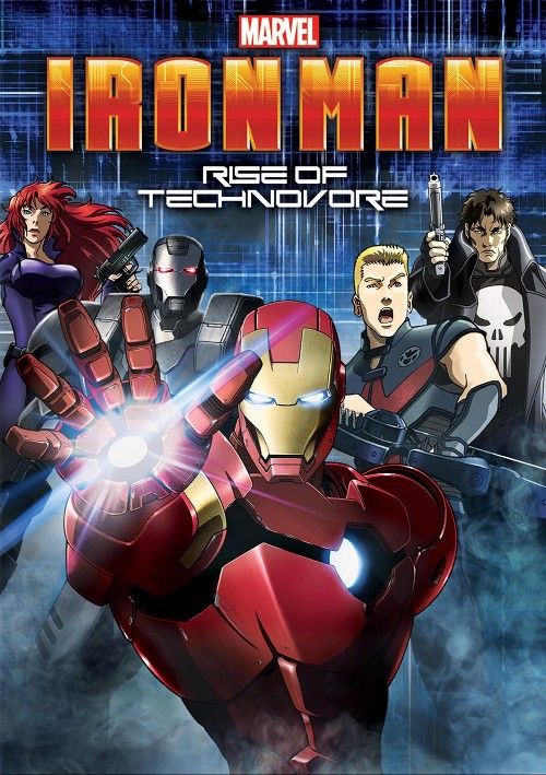 poster of Iron Man: Rise of Technovore (2013) Hindi Dubbed Movie