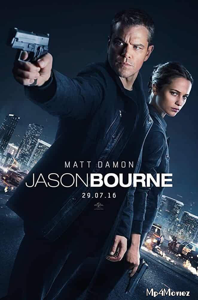 poster of Jason Bourne 2016 ORG Hindi Dubbed Movie