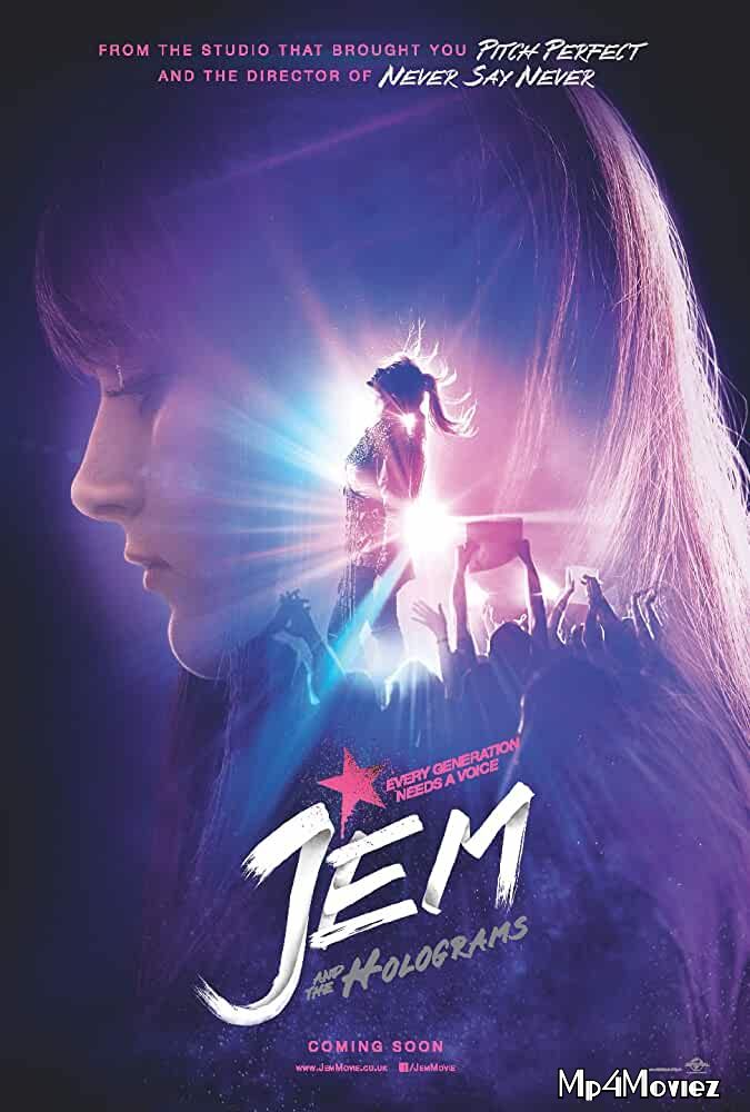 poster of Jem and the Holograms 2015 Hindi Dubbed Movie