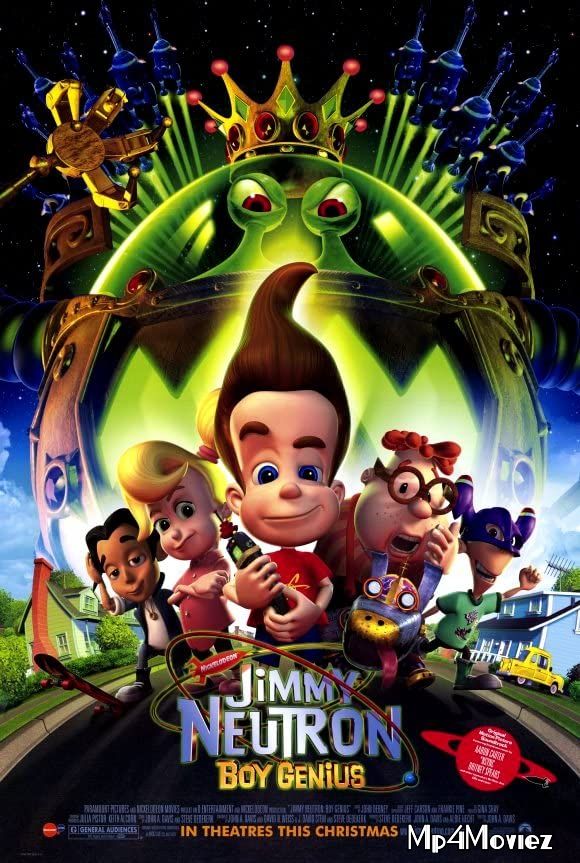 poster of Jimmy Neutron Boy Genius 2001 Hindi Dubbed Movie