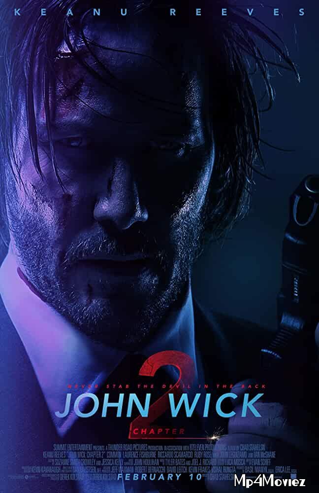 poster of John Wick Chapter 2 2017 Hindi Dubbed Movie