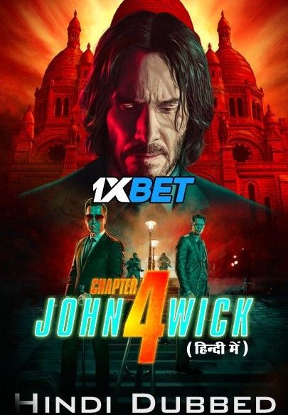 poster of John Wick Chapter 4 (2023) Hindi (Cleaned) Dubbed HDRip