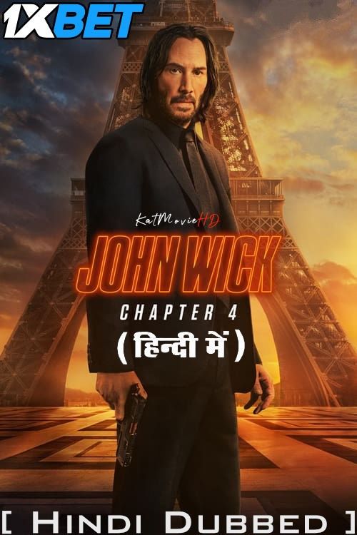 poster of John Wick: Chapter 4 (2023) Hindi Dubbed (Clear Audio) HDCAM