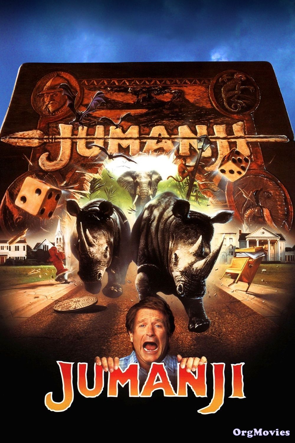 poster of Jumanji 1995 Hindi Dubbed Full Movie