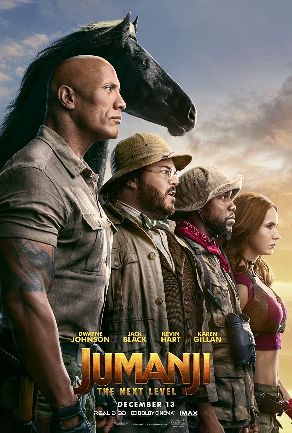 poster of Jumanji The Next Level (2019) Hindi Dubbed BluRay