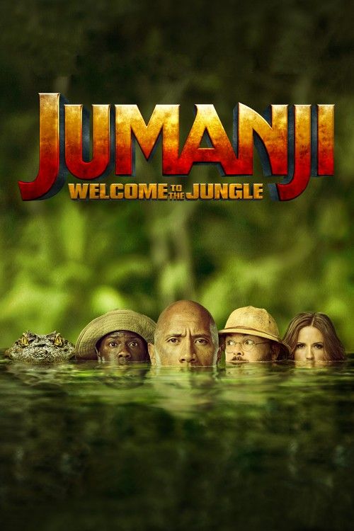 poster of Jumanji Welcome to the Jungle (2017) Hindi Dubbed BluRay