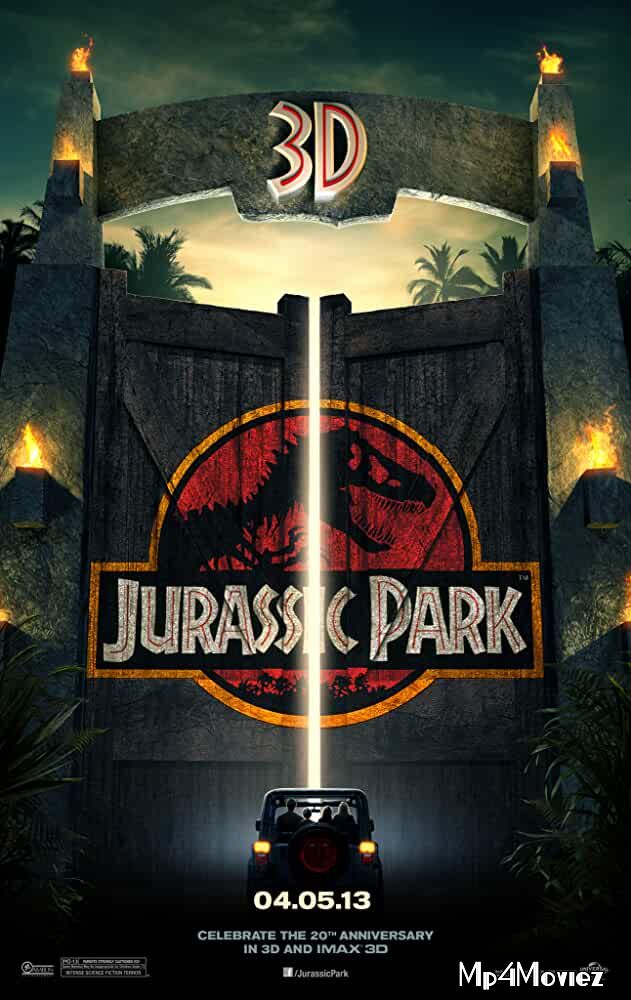 poster of Jurassic Park 1993 Hindi Dubbed Movie