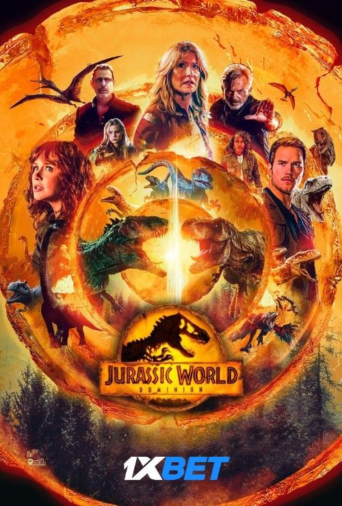 poster of Jurassic World Dominion (2022) Hindi Dubbed (Cleaned) HC HDRip