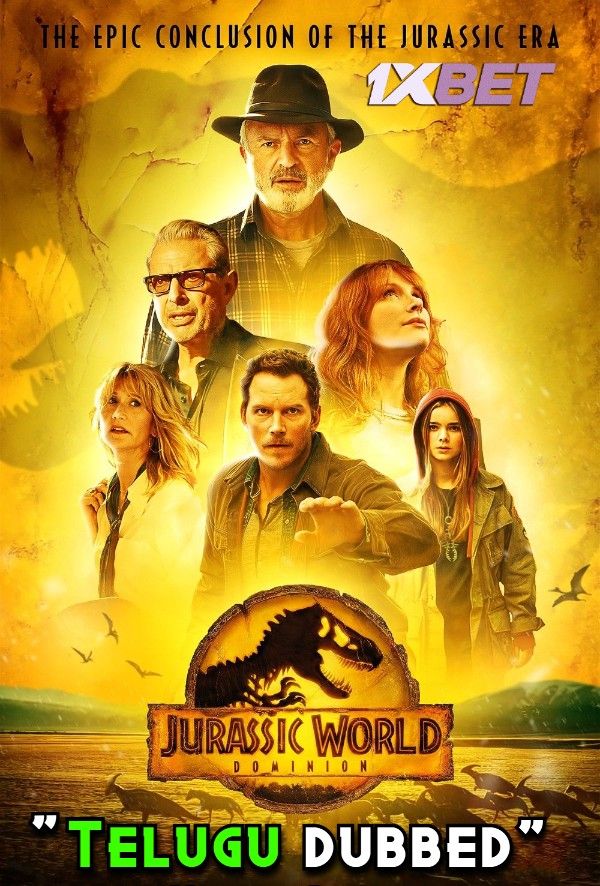 poster of Jurassic World: Dominion (2022) Telugu Dubbed HDTS