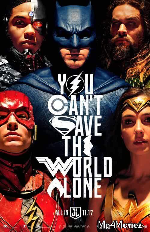 poster of Justice League 2017 Hindi Dubbed Full Movie