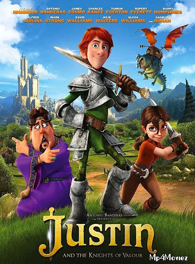 poster of Justin and the Knights of Valour 2013 Hindi Dubbed Movie