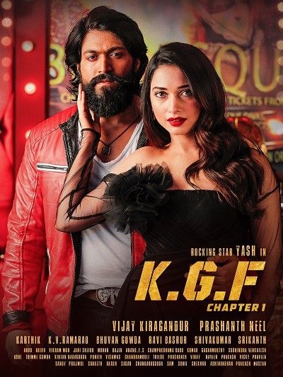 poster of K.G.F: Chapter 1 (2018) Hindi Dubbed