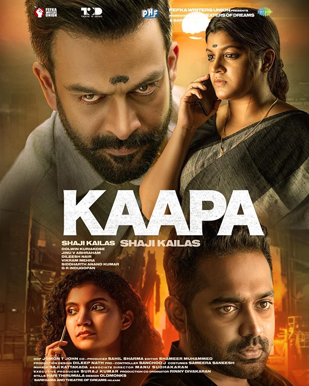 poster of Kaapa (2022) Hindi Dubbed HDRip