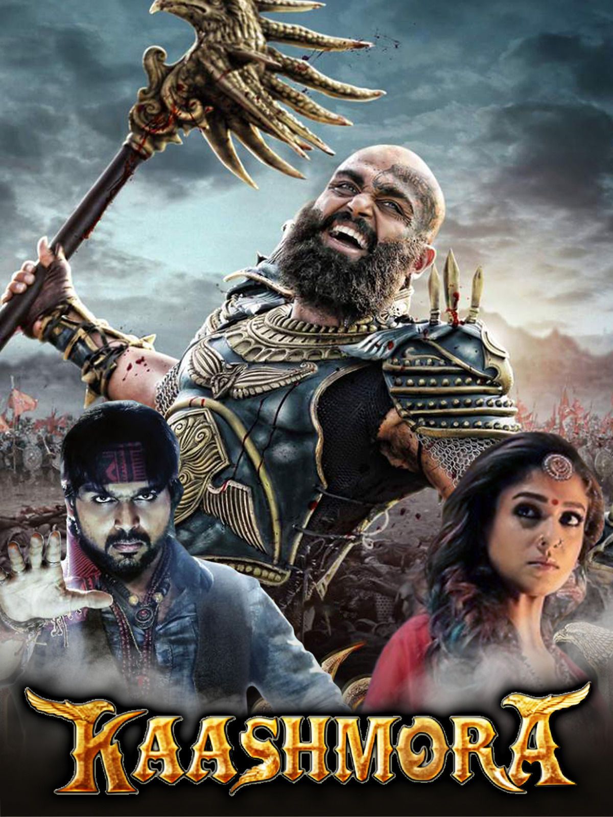 poster of Kaashmora (2016) Hindi Dubbed UNCUT HDRip