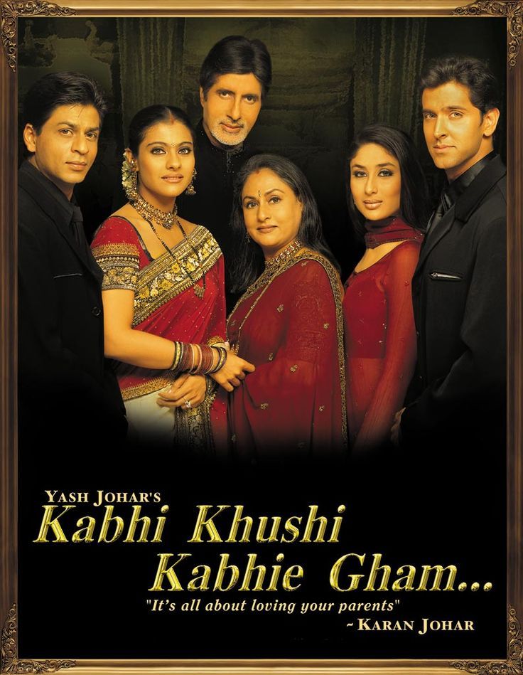 poster of Kabhi Khushi Kabhie Gham (2001) Hindi HDRip