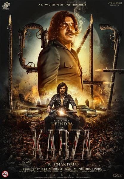 poster of Kabzaa (2023) Hindi ORG Dubbed UNCUT WEB-DL