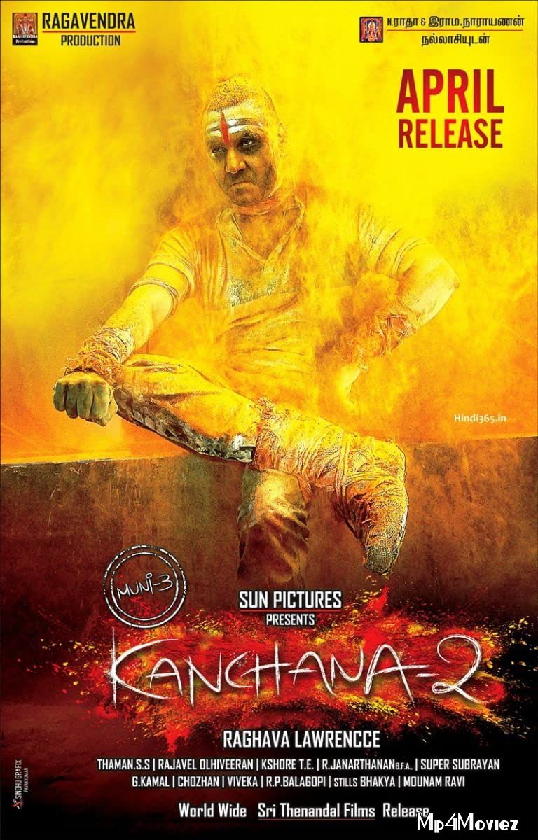 poster of Kanchana 2 (2015) Hindi Dubbed WEBRip