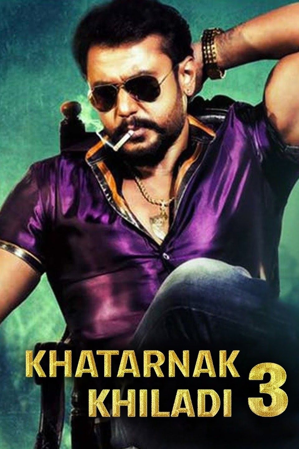 poster of Khatarnak Khiladi 3 – Jaggu Dada (2016) Hindi Dubbed HDRip