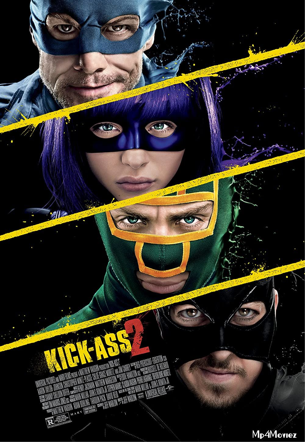 poster of Kick-Ass 2 (2013) Hindi Dubbed ORG BluRay