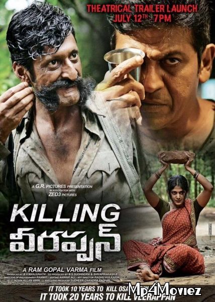 poster of Killing Veerappan (2021) Hindi Dubbed HDRip