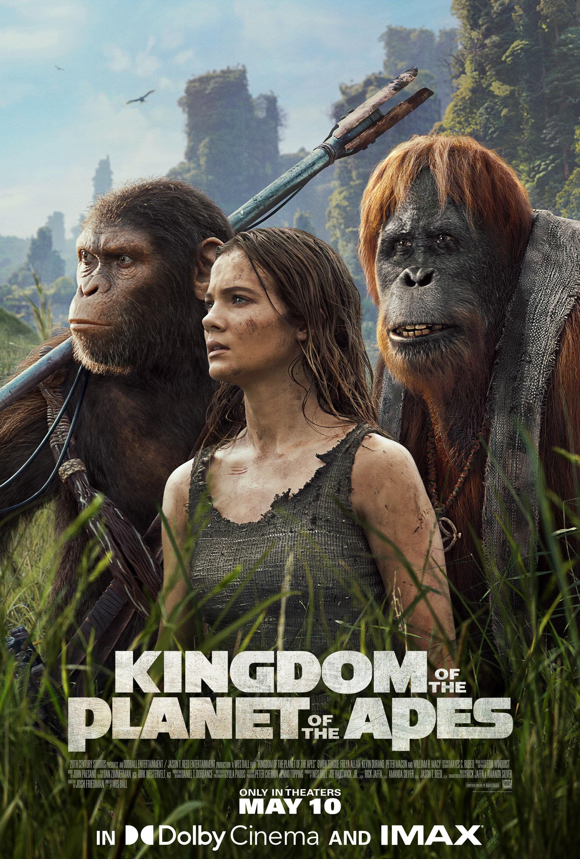 poster of Kingdom of the Planet of the Apes (2024) English Movie