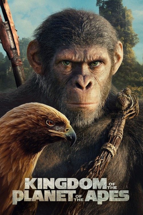 poster of Kingdom of the Planet of the Apes (2024) Hollywood English Movie