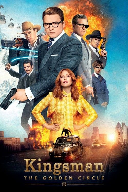 poster of Kingsman The Golden Circle (2017) Hindi Dubbed Movie