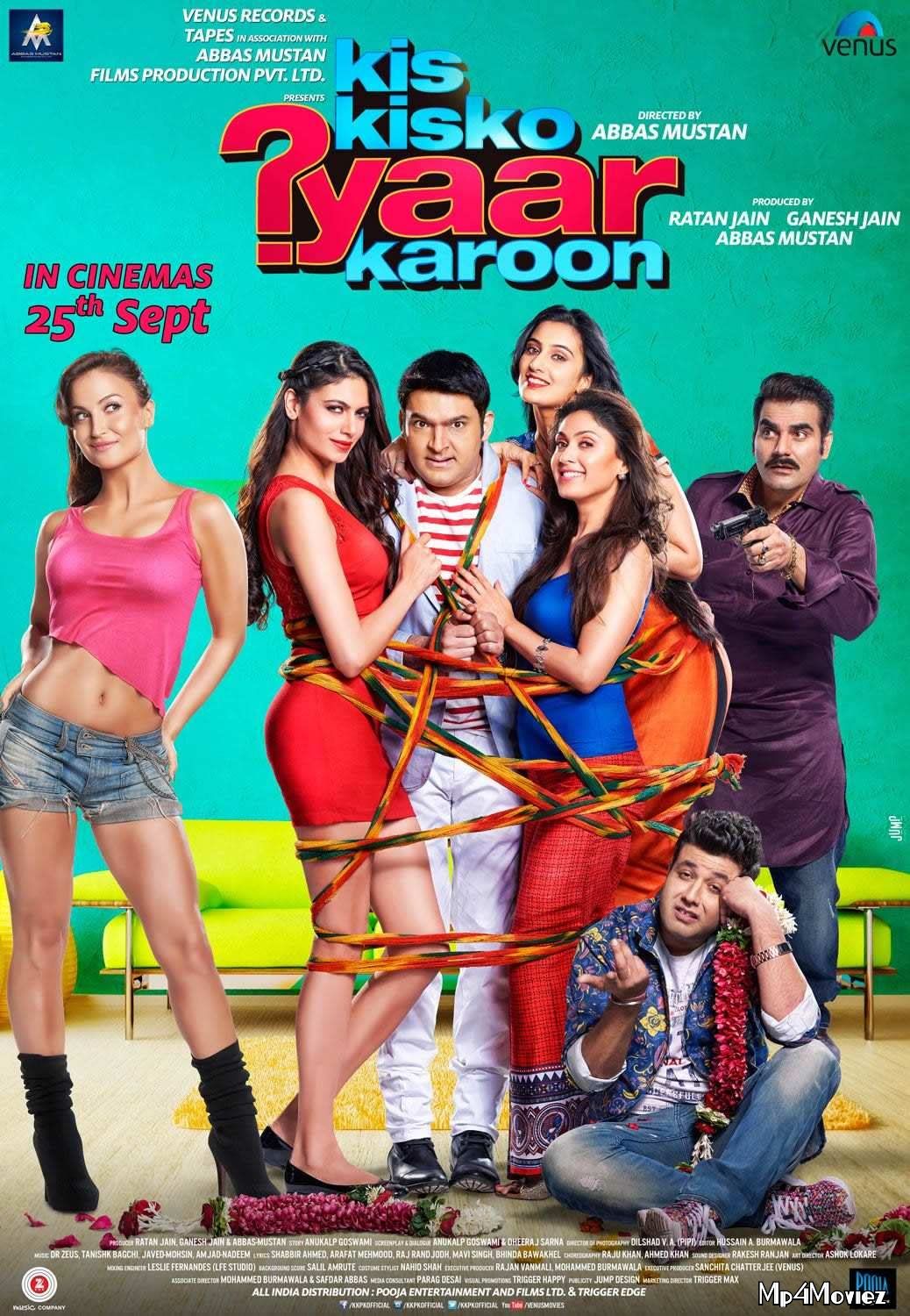 poster of Kis Kisko Pyaar Karoon (2015) Hindi WEB-DL